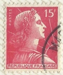 Stamps France -  MARIANNE DE MULLER