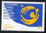 Stamps Spain -  3517- 6º Congreso Mundial sobre el Síndrome de Down. Logotipo.