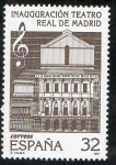 Sellos de Europa - Espa�a -  3515- Ignaguración del Teatro Real de Madrid.  Fachada principal del Teatro.