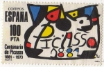 Stamps Spain -  2609.- Homenaje a Pablo Ruiz Picasso.