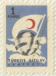 Stamps Turkey -  MEDIA LUNA ROJA TURQUIA