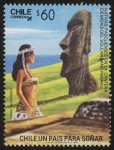 Sellos de America - Chile -  CHILE - Parque nacional de Rapa Nui