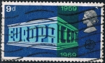 Stamps United Kingdom -  EUROPA 1969. Y&T Nº 562
