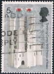 Stamps United Kingdom -  INVESTIDURA DEL PRINCIPE DE GALES EN EL CASTILLO DE CAERNARVON. TORRE DEL ÁGUILA. Y&T Nº 569