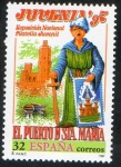 Stamps Spain -  3470- Exposición Nacional de Filatelia Juvenil . Juvenia'97.  Cartel anunciador.