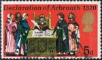 Stamps : Europe : United_Kingdom :  650º ANIV. DE LA DECLARACIÓN DE ARBROATH. Y&T Nº 586