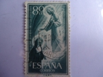 Stamps Spain -  Año Jubilar  de Monserrat(1881-1956)Monasterio de Monserrat. Ed:1193
