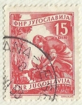 Stamps : Europe : Yugoslavia :  MUJER TRABAJANDO
