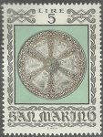 Stamps : Europe : San_Marino :  ESCUDO DE COMBATE DEL SIGLO XVI