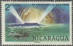 Stamps Nicaragua -  150 ANIVERSARIO DE JULIO VERNE