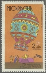Stamps Nicaragua -  75 ANIVERSARIO DEL PRIMER VUELO DE LOS HERMANOS WRIGHT