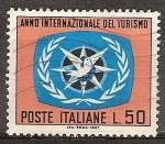 Stamps : Europe : Italy :  Año Turístico Internacional.