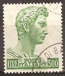 Stamps Italy -  St. George (después de Donatello)