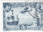 Stamps Spain -  Pro Unión Iberoamericana-  Los reyes y Colón     (I)