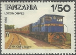 Stamps : Africa : Tanzania :  LOCOMOTORA DE CLASE 64