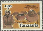 Stamps : Africa : Tanzania :  CERAMICA ARTESANA