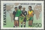 Stamps : Africa : Tanzania :  MUNDIAL DE FUTBOL DE MEXICO 1986