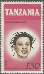 Stamps : Africa : Tanzania :  PEINADOS TRADICIONALES. ESTILO NUNGU NUNGU