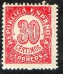 Stamps Spain -  750- Cifras.