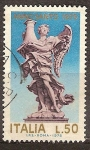 Stamps : Europe : Italy :  Año Santo 1975. Ángel con la columna.