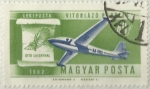 Stamps : Europe : Hungary :  GLIDER AND LILIENTHAL