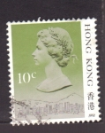 Stamps Hong Kong -  Reinado de Isabel II
