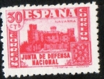 Sellos de Europa - Espa�a -  808- Junta de Defensa Nacional. Castillo de Javier.
