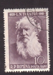 Stamps : Europe : Romania :  L. N. TOLSTOI * 1828+ 1910
