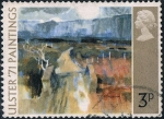 Stamps United Kingdom -  CUADROS DE PINTORES IRLANDESES. CARRETERA DE MONTAÑA, DE T.P. FLANAGAN. Y&T Nº 621