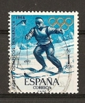 Stamps Spain -  JJ.OO. de Innsbruck y Tokio.