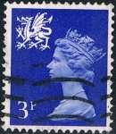 Stamps United Kingdom -  EMISIONES REGIONALES TIPO MACHIN 1971-78. PAIS DE GALES. Y&T Nº 631
