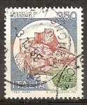 Stamps Italy -  Castillo Mussomeli.