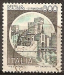 Stamps Italy -   Castillo Scaligero-Sirmione.