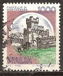 Sellos de Europa - Italia -  Castillo Montagnana-Padua.