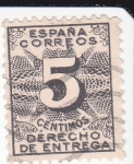 Stamps Spain -  Sello- DERECHO DE ENTREGA cifras.    (I)