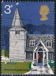 Stamps United Kingdom -  VIEJAS IGLESIAS DE PUEBLOS. GREENSTED-JUXTA-ONGAR, ESSEX. Y&T Nº 660