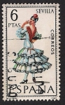 Stamps : Europe : Spain :  TRAJES TIPICOS ESPAÑOLES