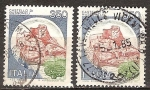 Stamps Italy -  Castillo Mussomeli.