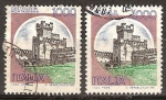 Stamps Italy -  Castillo Montagnana-Padua.