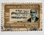 Sellos de America - Colombia -  Conservatorio del Tolima