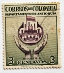 Stamps Colombia -  Departamento de Antioquia