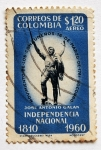 Stamps Colombia -  Independencia Nacional