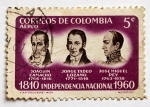 Sellos de America - Colombia -  Independencia Nacional