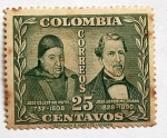 Sellos de America - Colombia -  Personajes