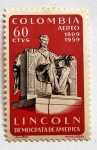 Stamps Colombia -  Lincon
