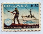 Sellos de America - Colombia -  Batallon Colombia