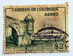 Stamps Colombia -  Fuerte del Castillo de Cartagena
