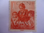 Stamps Spain -  III  Centenario de Muerte San Vicente Paúl. Ed:1297