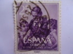 Stamps Spain -  III  Centenario de Muerte  San Vicente Paúl. Ed:1296