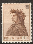 Stamps : Europe : Italy :  700a aniv del nacimiento de Dante Alighieri (1265-1321).